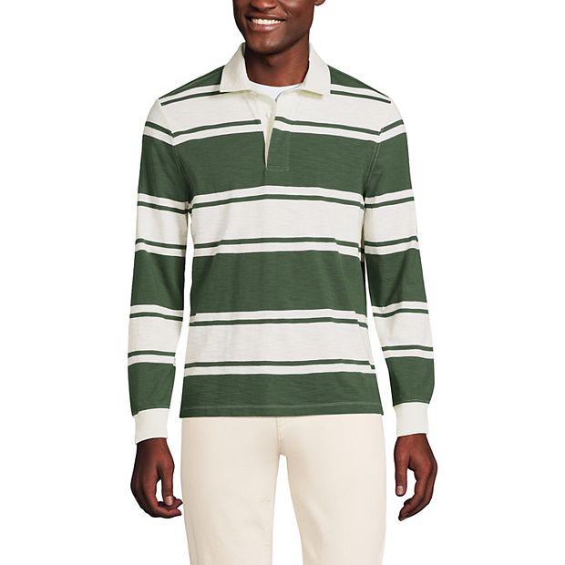 Lands' End Authentic Rugby XL ラガーシャツ LANDS' END Authentic Rugby Shirt Lager Long Sleeve Check
