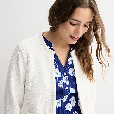 Women's Draper James Patch Pocket Cardigan