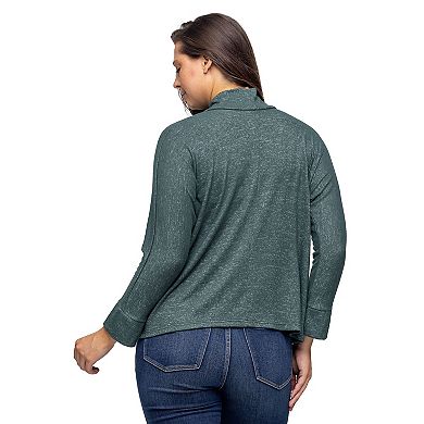 Women's 24Seven Comfort Apparel Single Button Cardigan