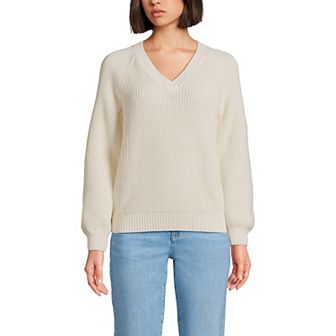 Women's Lands' End Drifter Balloon Sleeve Sweater