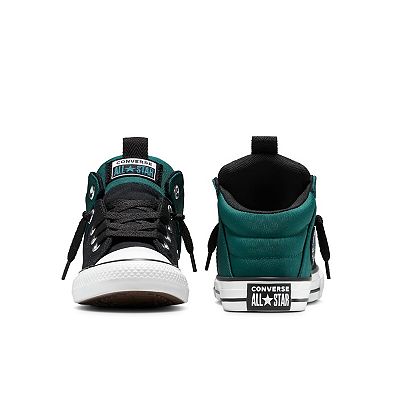 b*7様 Converse Chuck Taylor　ブラック　サドル　グリーン Converse Chuck Taylor All Star Axel Mid Boys Sneakers