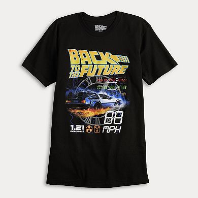 Men's Back to the Future 88mph Vintage Poster Graphic Tee