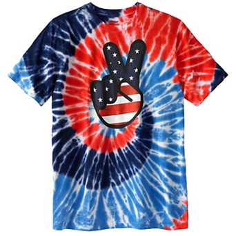 Kingsize Men's Big & Tall Tie-dye Graphic Tee