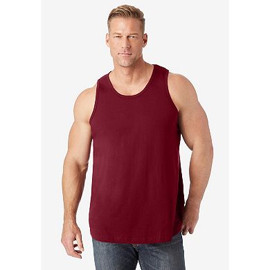 Kingsize Men's Big & Tall Shrink-less Lightweight Tank