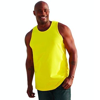 Kingsize Men's Big & Tall Shrink-less Lightweight Tank