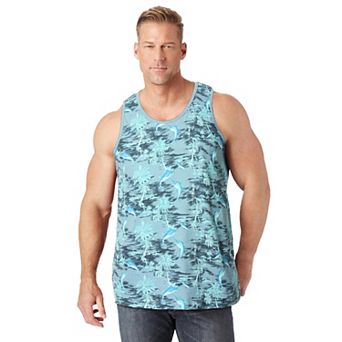 Kingsize Men's Big & Tall Shrink-less Lightweight Tank
