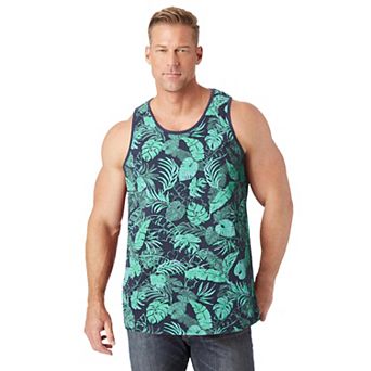 Kingsize Men's Big & Tall Shrink-less Lightweight Tank