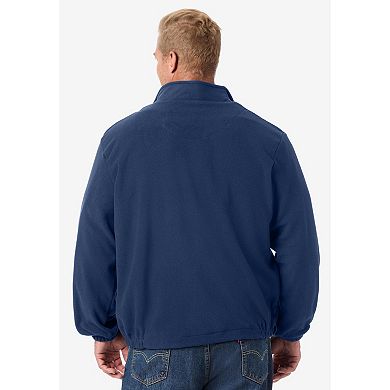KingSize Men's Big & Tall Explorer Plush Fleece Full-Zip Jacket