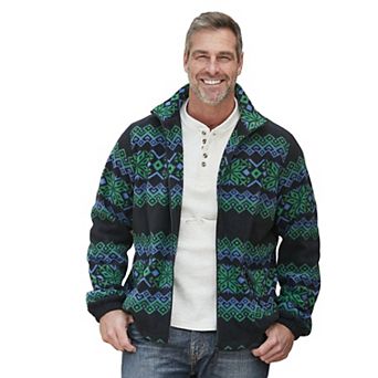 KingSize Men's Big & Tall Explorer Plush Fleece Full-Zip Jacket