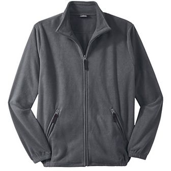 KingSize Men's Big & Tall Explorer Plush Fleece Full-Zip Jacket