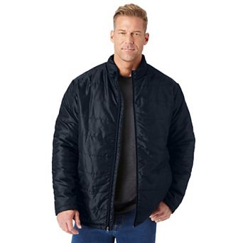 Kingsize Men's Big & Tall Packable Puffer Jacket