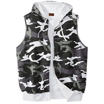 Boulder Creek by KingSize Men's Big & Tall Thermal-Lined Fleece Vest