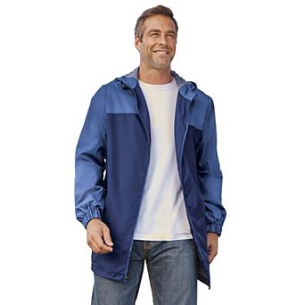 Kingsize Men's Big & Tall Jersey-lined Windbreaker