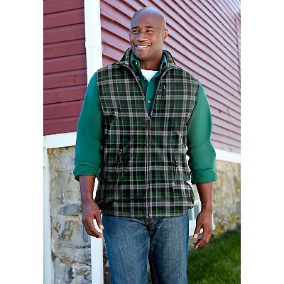 KingSize Men's Big & Tall Explorer Plush Fleece Zip Vest