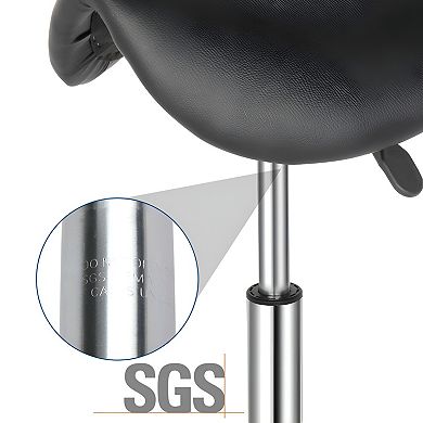 Modern Style Ha Ha Feet Rotation Bar Stool Black