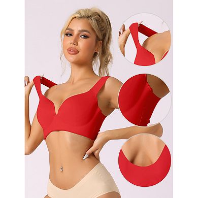 Women's Wirefree Bra Full Coverage Push Up Vest Bralette