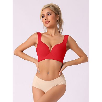 Women's Wirefree Bra Full Coverage Push Up Vest Bralette
