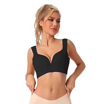 Women's Wirefree Bra Full Coverage Push Up Vest Bralette