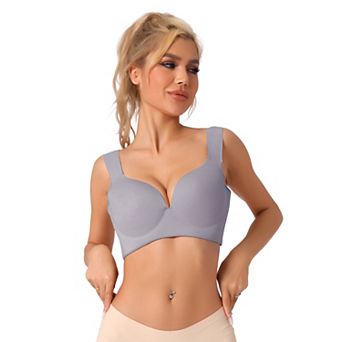 Women's Wirefree Bra Full Coverage Push Up Vest Bralette