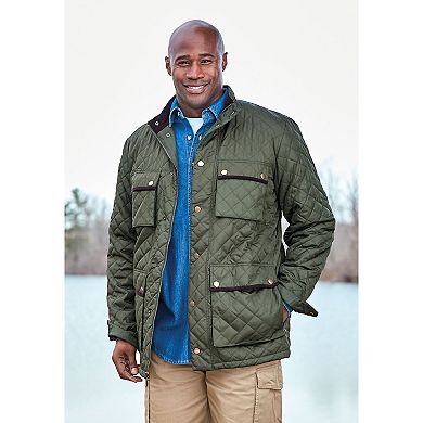 Boulder Creek By Kingsize Men's Big & Tall Quilted Jacket
