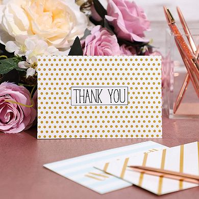 48 Pack Thank You Cards With Envelopes, All Occasion, Blank, 6 Designs, 4x6