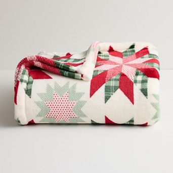 The Big One® Holiday Oversized Supersoft Plush Throw Blanket