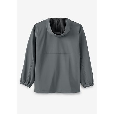 Kingsize Men's Big & Tall Fleece-lined Slicker Rain Coat