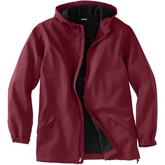 KingSize Men's Big & Tall Fleece-Lined Slicker Rain Coat