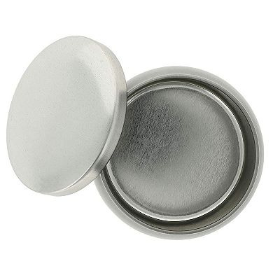 24 Pack Round Metal Tins With Lids For Candle Making And Diy Crafts, 4 Oz