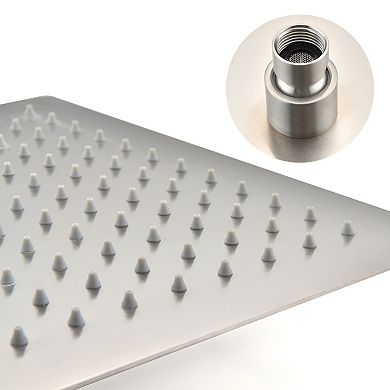 Ceiling Mounted Shower System Combo Set with Handheld and 16"Shower head