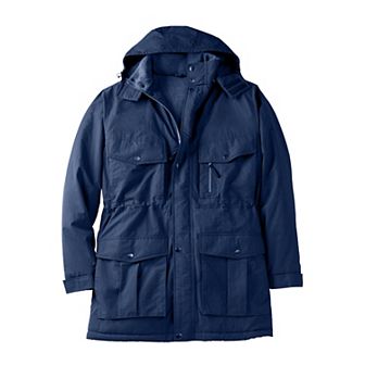 KingSize Men's Big & Tall Longer-Length Boulder Creek by KingSize Fleece-Lined Parka