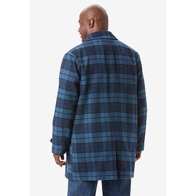 KingSize Men's Big & Tall Wool Dress Coat