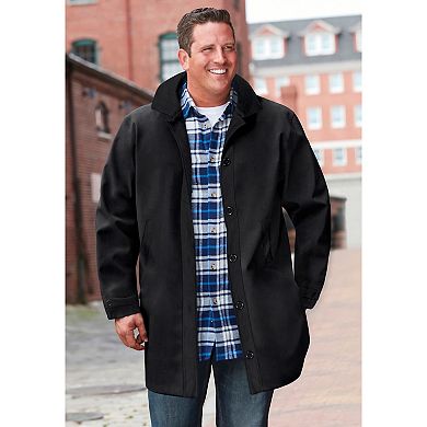Kingsize Men's Big & Tall Wool Dress Coat