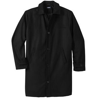 KingSize Men's Big & Tall Wool Dress Coat