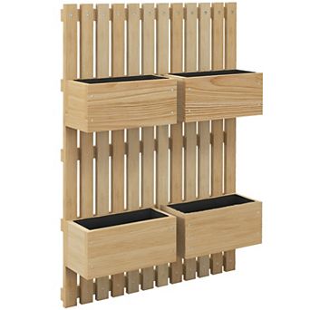 Adjustable Garden and Balcony Plant Support - Natural