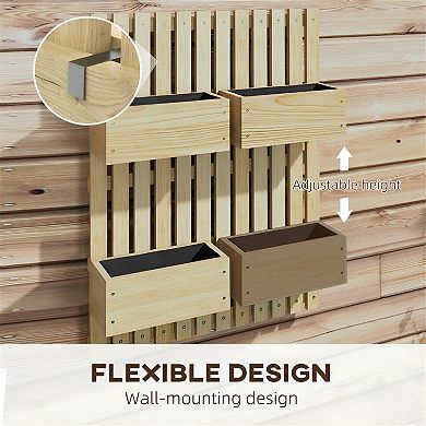 Adjustable Garden and Balcony Plant Support - Natural