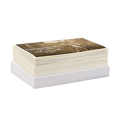 36 Pack Blank Motivational Dog Greeting Cards With Inspirational Quotes, 4x6 In