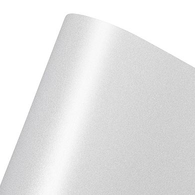 96-pack White Metallic Cardstock Paper, Shimmer Paper, 8.5 X 11 Inches