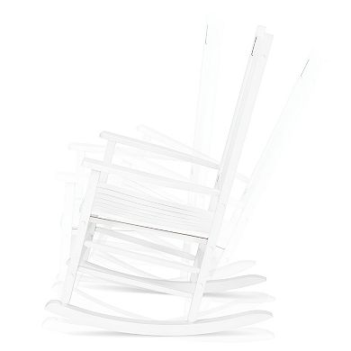 Elegant Rocking Chair for Outdoor Use - Perfect for Porch or Backyard