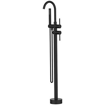 Floor Mount High Flow Shower Faucets With Handheld Shower