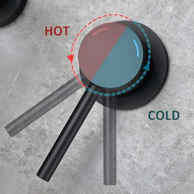 Wall-Mounted Bathroom Faucet with High-Quality Ceramic Disc Cartridge