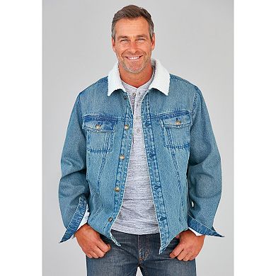 KingSize Men's Big & Tall Sherpa-Lined Trucker Jacket
