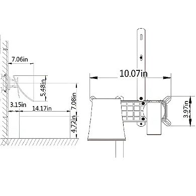 Sleek Wall Mounted Bathroom Waterfall Faucet - Modern Design with Smooth Water Flow