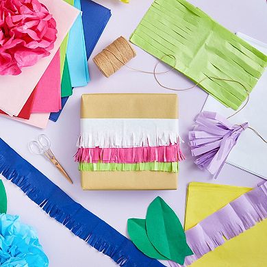 120 Pcs Tissue Paper For Gift Bags Wrapping (10 Colors, 26x20 In)