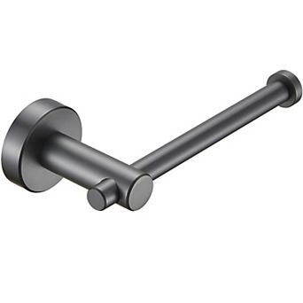 Toilet Paper Holder Gun Grey Thicken Space Aluminum Toilet Roll Holder for Bathroom
