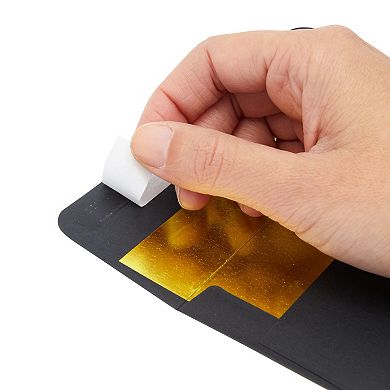 50 Pack A6 Black And Gold Envelopes For 4x6 Invitations, Self-adhesive Seal