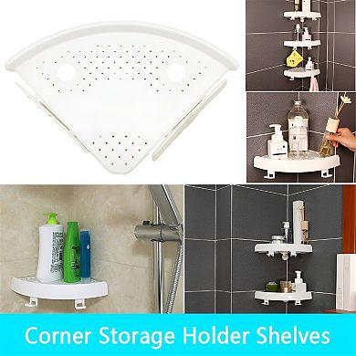 Bathroom Wall Corner Shelf Organizer, Kitchen Corner Storage Rack