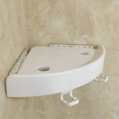 Bathroom Wall Corner Shelf Organizer, Kitchen Corner Storage Rack