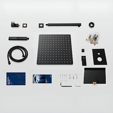 High Qulity Stylish Modern Contemporary Designed Matte Black Shower Fixtures