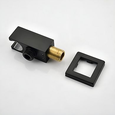 Modern Style Luxury Bathroom Shower Faucet Set-Matte Black